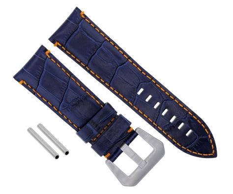 panerai 22mm strap replica leather|panerai watch band sizes.